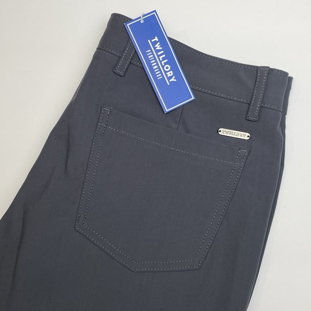 NEW Twillory Performance Pants Sz 32x32(30"L) Tech Fabric Tailored Fit Gray Golf